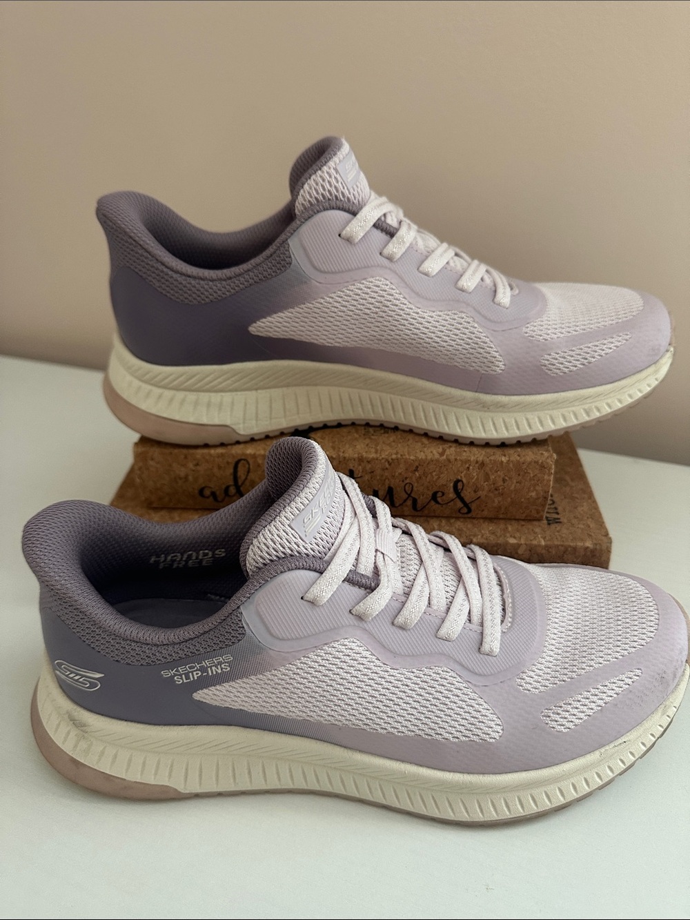 Skechers Women’s Lavender Slip-ins: BOBS Squad 4